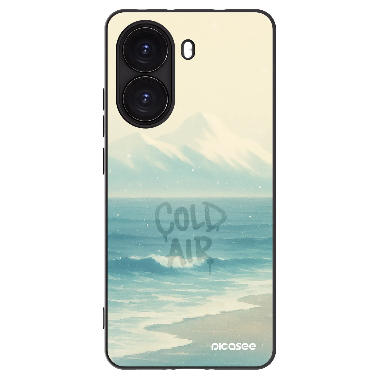 Picasee Xiaomi Poco X7 Pro 5G Hülle - Schwarzes Silikon - COLD AIR