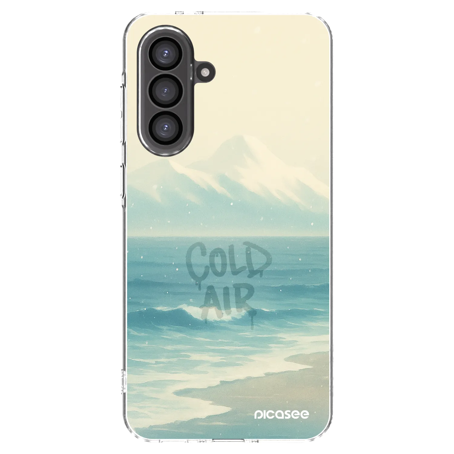 Picasee Samsung Galaxy A36 5G Hülle - Transparentes Silikon - COLD AIR