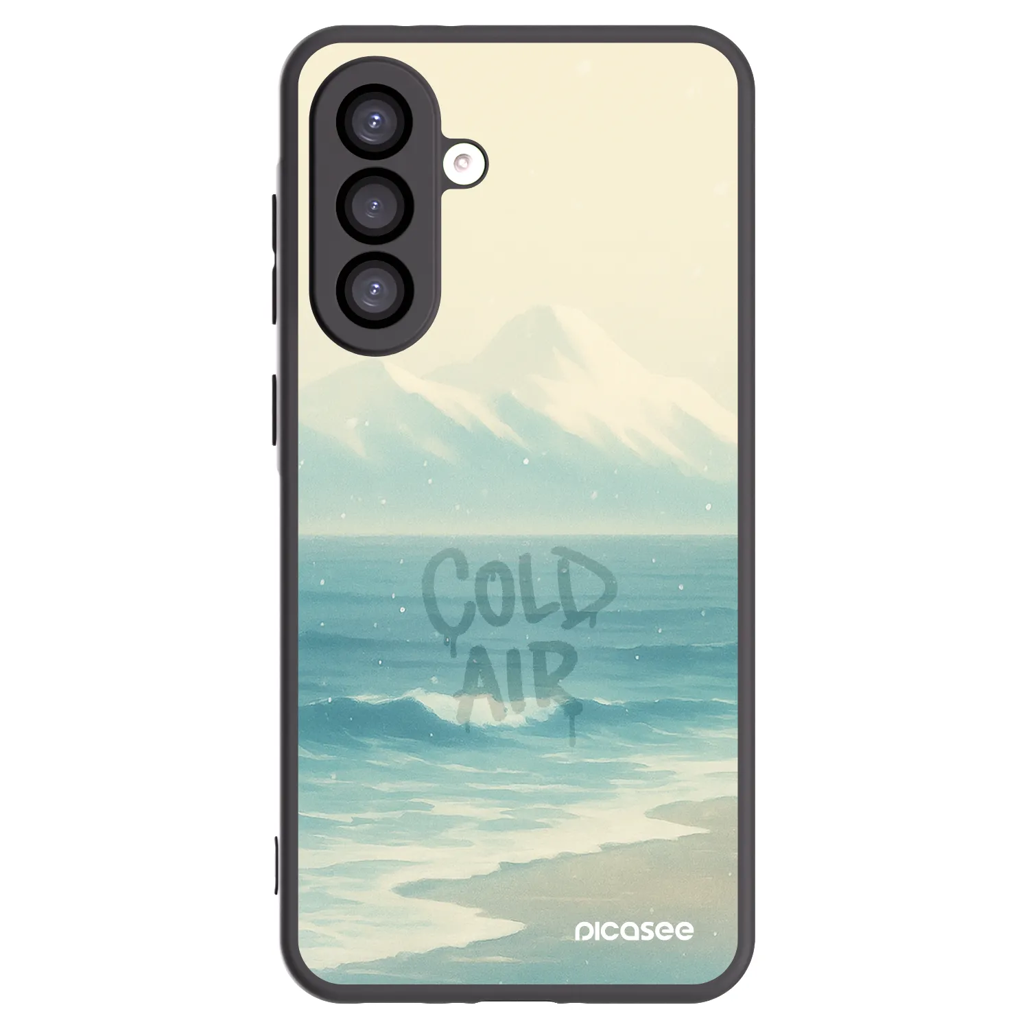 Picasee Samsung Galaxy A26 5G A266B Hülle - Schwarzes Silikon - COLD AIR