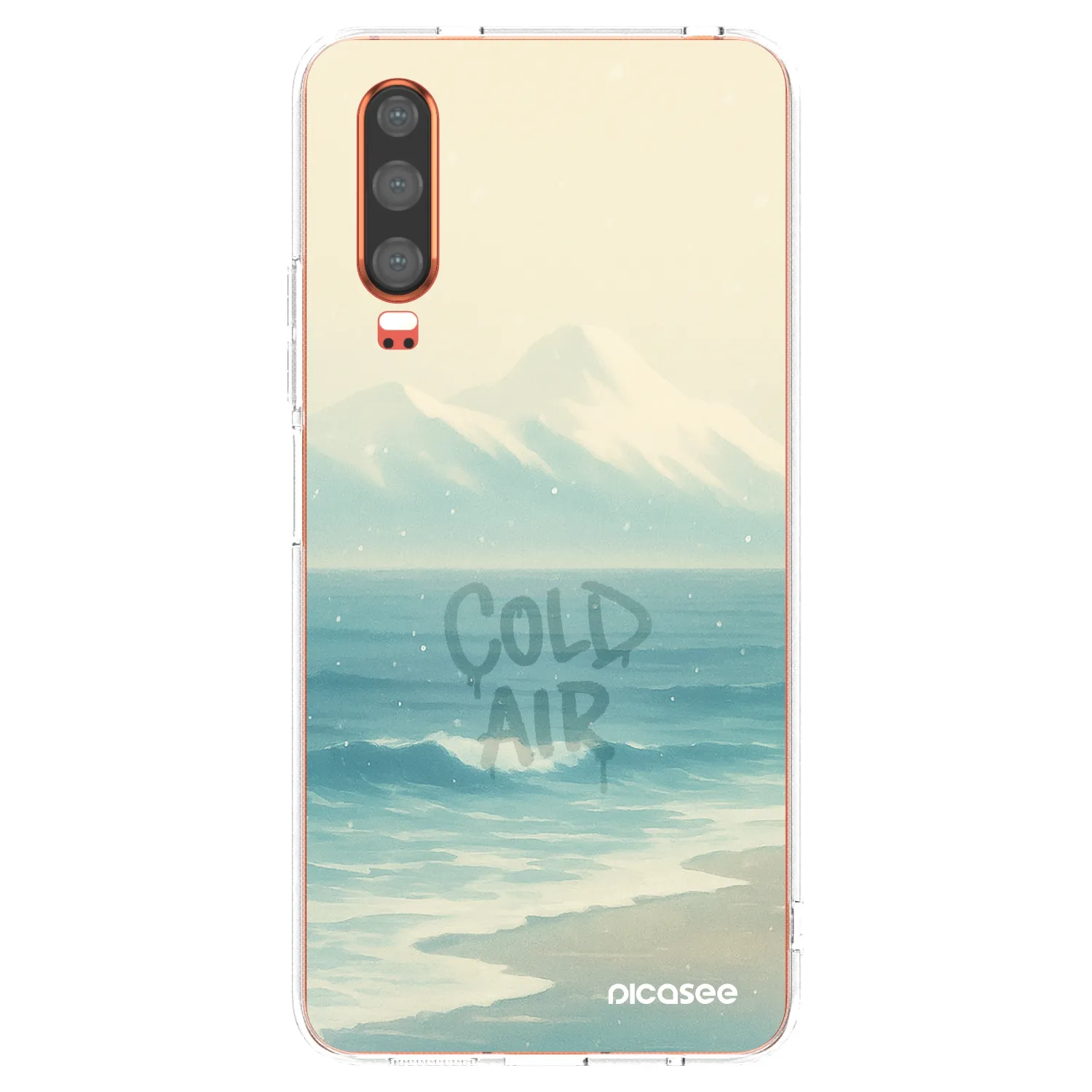 Picasee Huawei P30 Hülle - Transparentes Silikon - COLD AIR