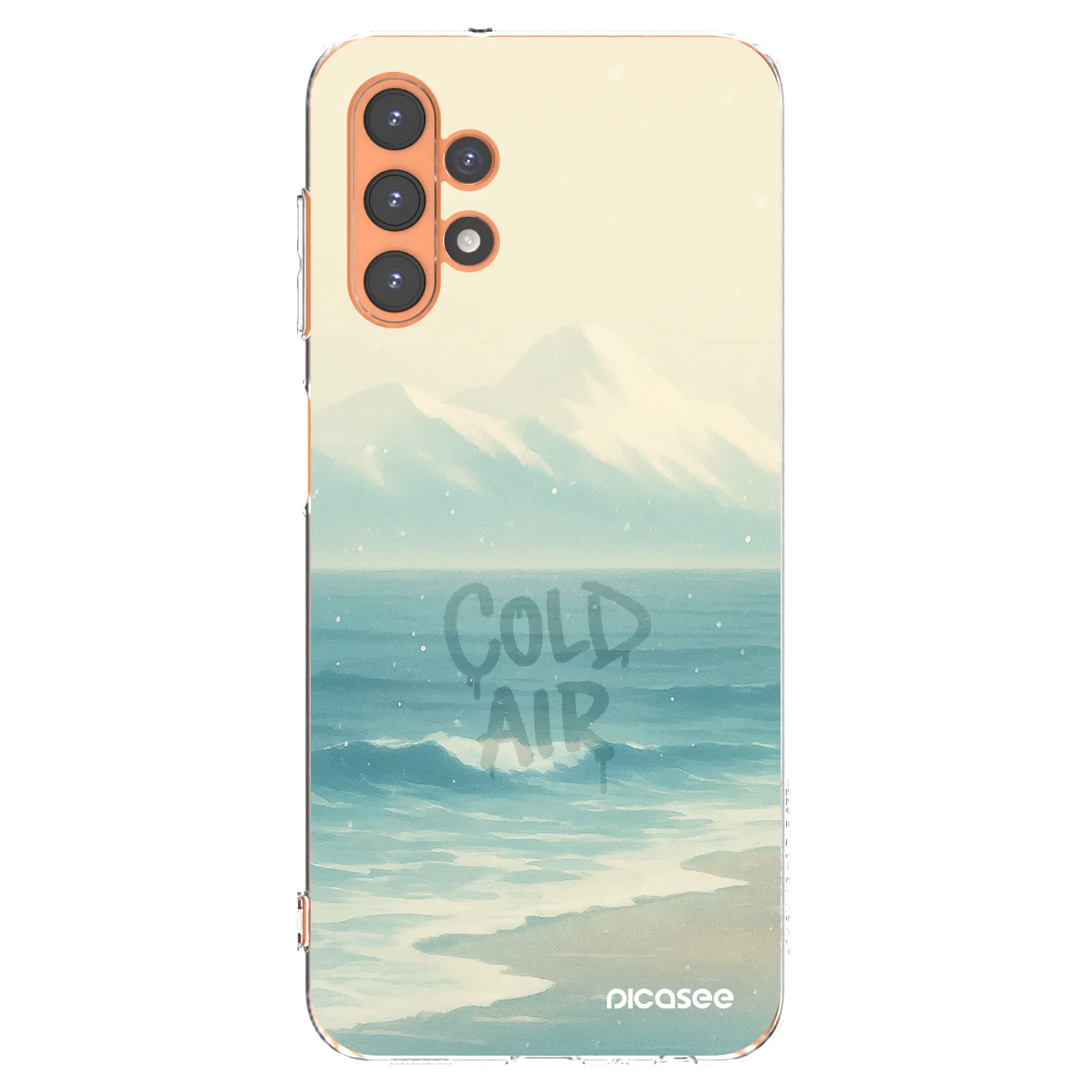 Picasee Samsung Galaxy A13 5G Hülle - Transparentes Silikon - COLD AIR