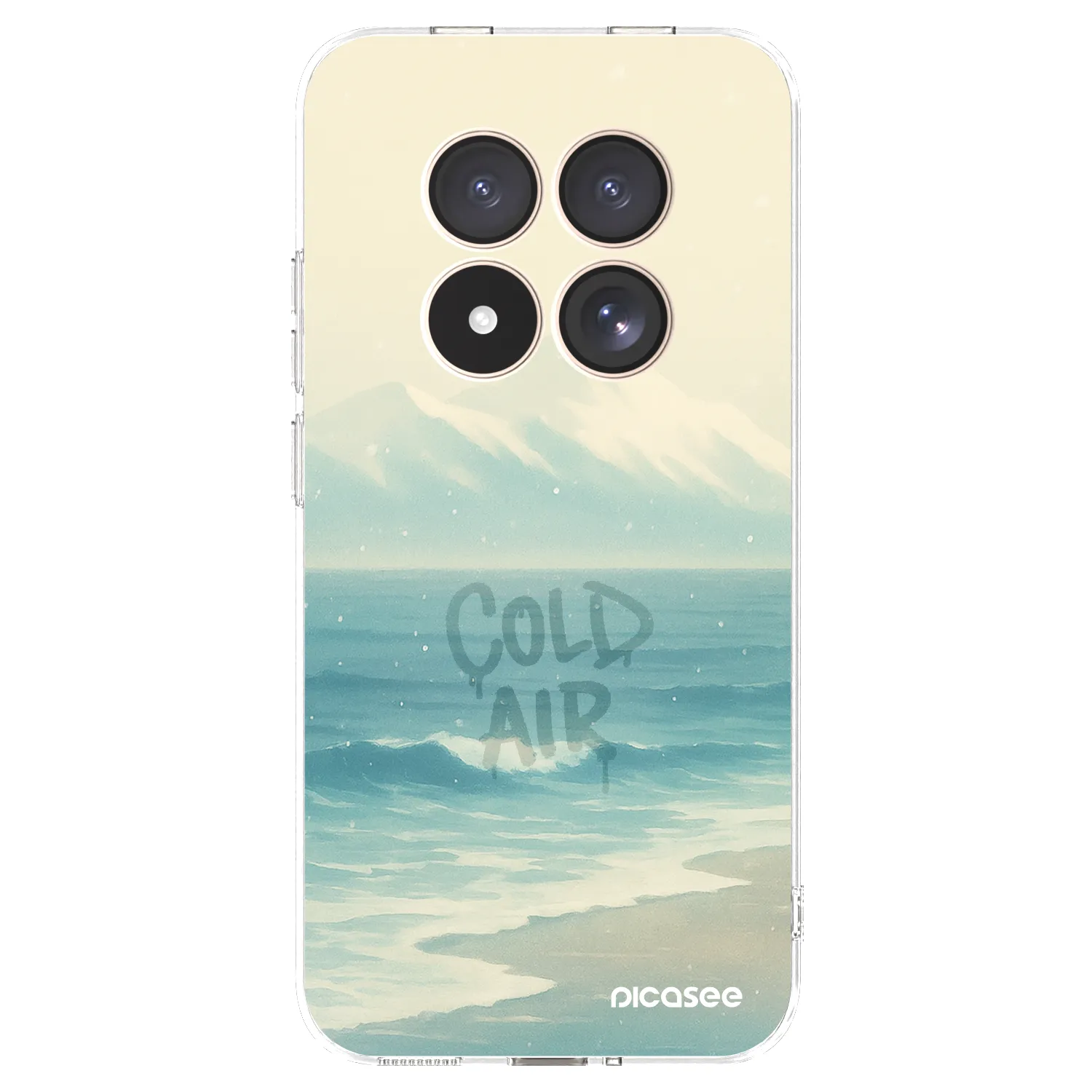 Picasee Xiaomi Redmi Note 15 Pro 4G Hülle - Transparentes Silikon - COLD AIR