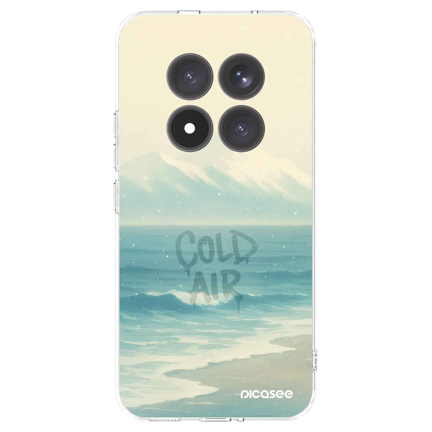 Picasee Xiaomi Redmi Note 15 Pro+ Hülle - Transparentes Silikon - COLD AIR