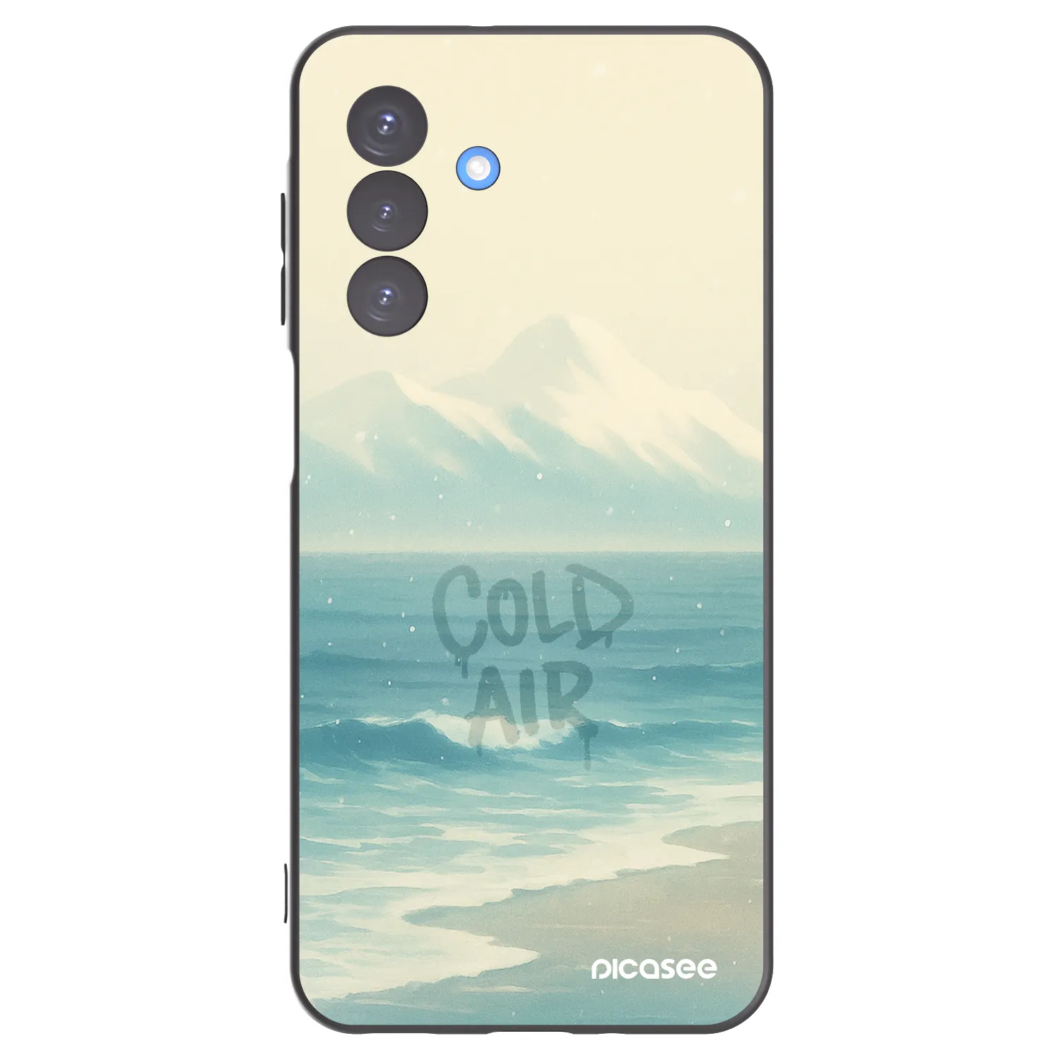Picasee Samsung Galaxy A17 5G Hülle - Schwarzes Silikon - COLD AIR