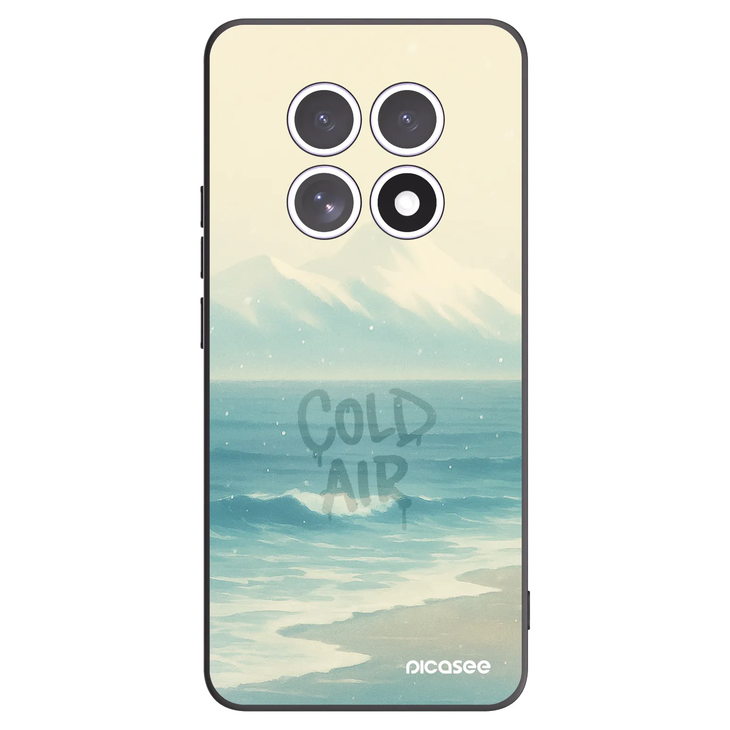 Picasee Xiaomi Redmi Note 15 Hülle - Schwarzes Silikon - COLD AIR