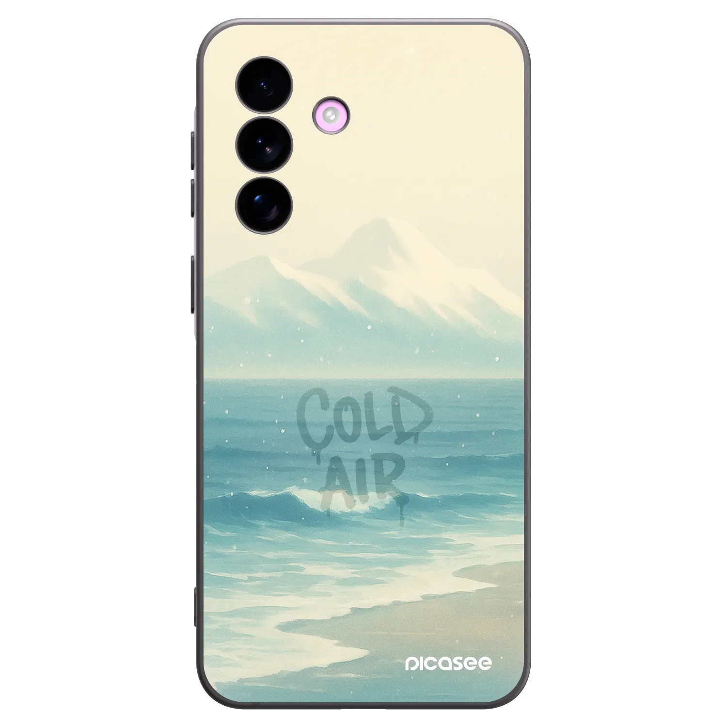 Picasee Samsung Galaxy A57 5G Hülle - Schwarzes Silikon - COLD AIR