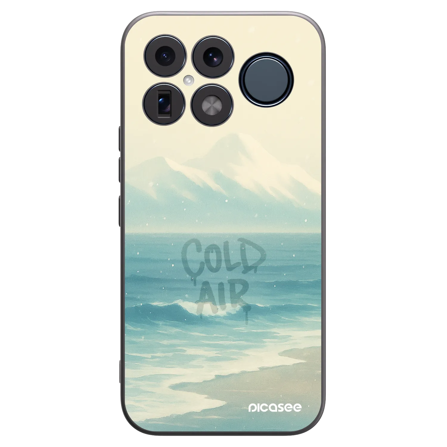 Picasee Xiaomi Poco F8 Ultra Hülle - Schwarzes Silikon - COLD AIR