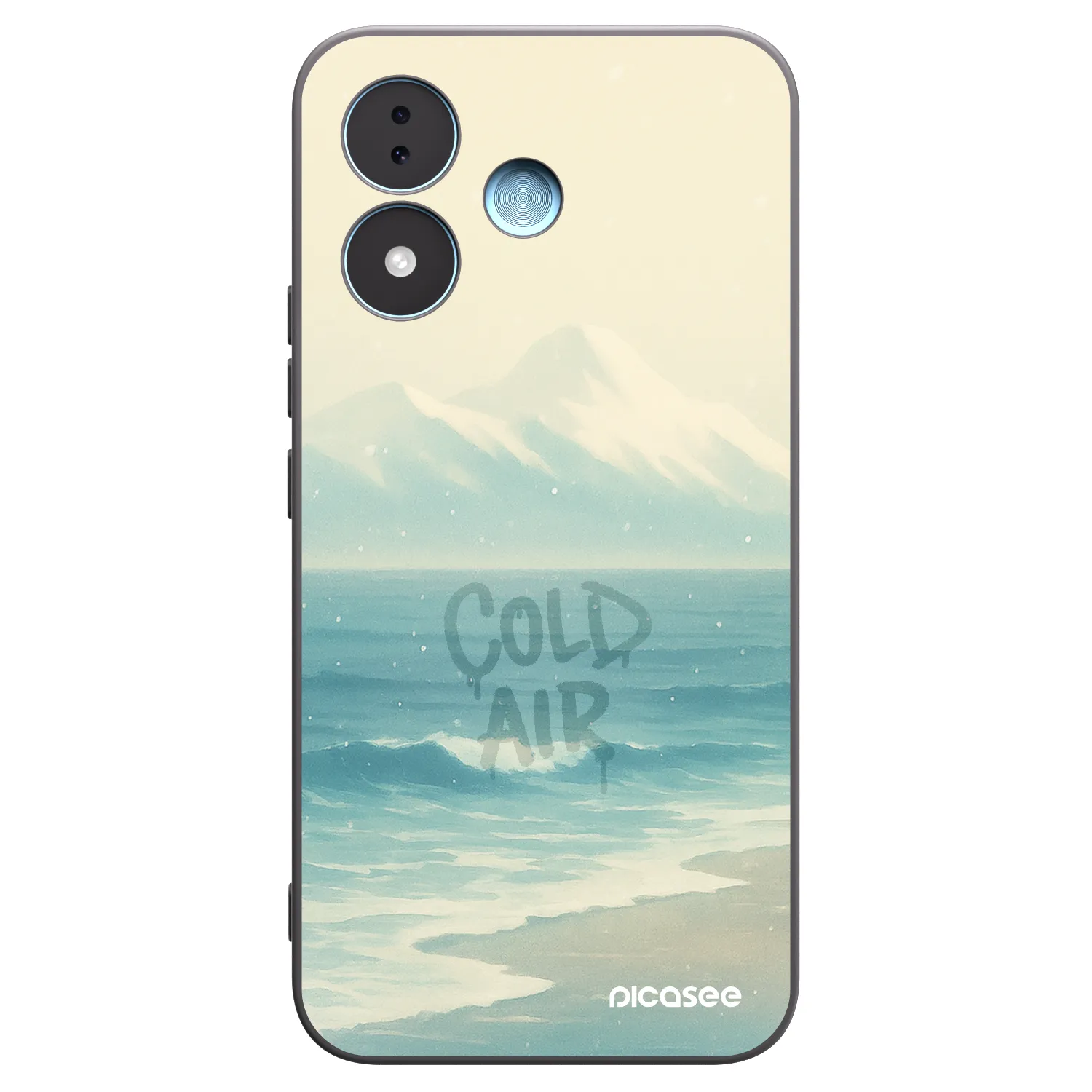 Picasee Xiaomi Redmi Note 17 5G Hülle - Schwarzes Silikon - COLD AIR