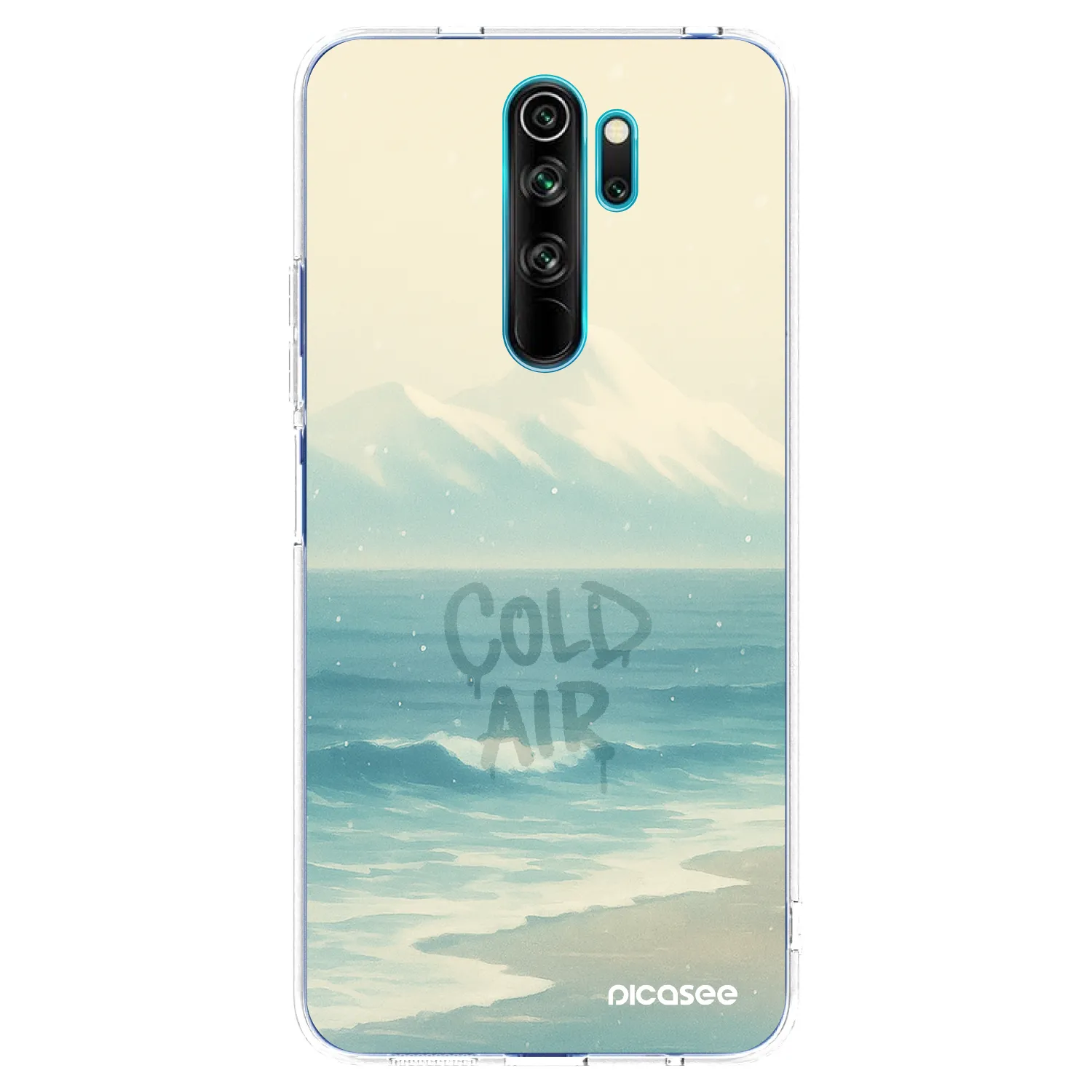 Picasee Xiaomi Redmi Note 8 Pro Hülle - Transparentes Silikon - COLD AIR