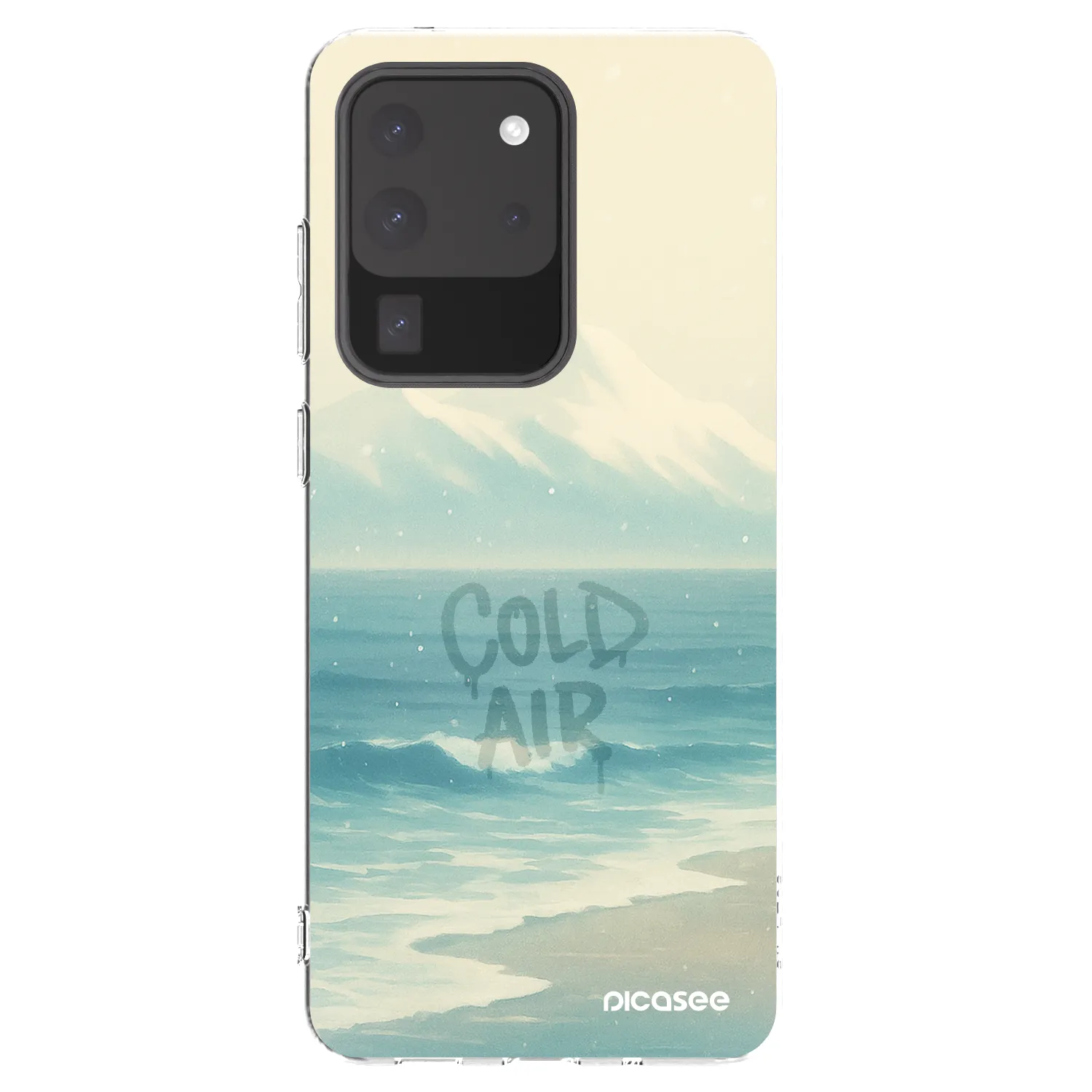 Picasee Samsung Galaxy S20 Ultra 5G G988F Hülle - Transparentes Silikon - COLD AIR