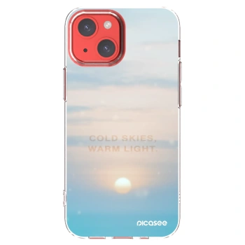 Picasee Apple iPhone 13 mini Hülle - Transparentes Silikon - COLD SKIES