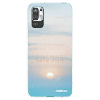 Picasee Xiaomi Redmi Note 10 5G Hülle - Transparentes Silikon - COLD SKIES