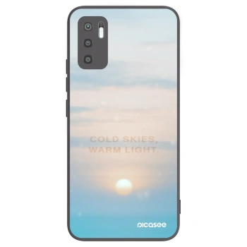 Picasee Xiaomi Redmi Note 10 5G Hülle - Schwarzes Silikon - COLD SKIES