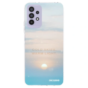 Picasee Samsung Galaxy A32 4G SM-A325F Hülle - Transparentes Silikon - COLD SKIES