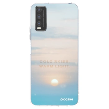 Picasee Vivo Y20s Hülle - Transparentes Silikon - COLD SKIES