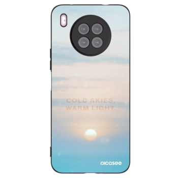 Picasee Huawei Nova 8i Hülle - Schwarzes Silikon - COLD SKIES