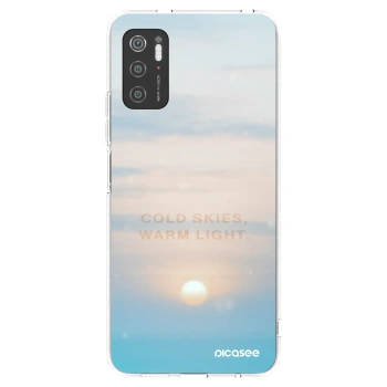 Picasee Xiaomi Poco M3 Pro 5G Hülle - Transparentes Silikon - COLD SKIES