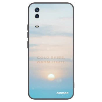 Picasee Vivo Y11s Hülle - Schwarzes Silikon - COLD SKIES