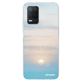 Picasee Realme 8 5G Hülle - Transparentes Silikon - COLD SKIES