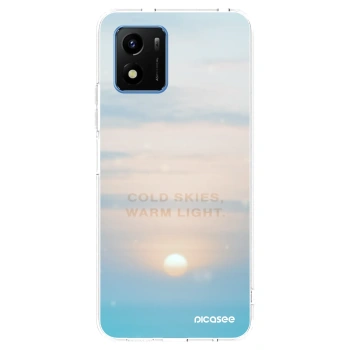 Picasee Vivo Y01 Hülle - Transparentes Silikon - COLD SKIES