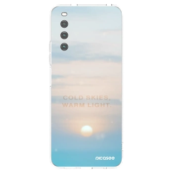 Picasee Sony Xperia 10 IV 5G Hülle - Transparentes Silikon - COLD SKIES