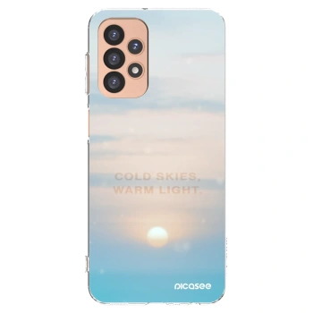 Picasee Samsung Galaxy A23 A236B 5G Hülle - Transparentes Silikon - COLD SKIES