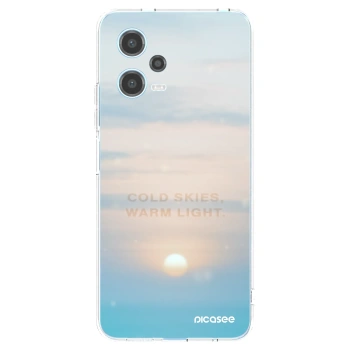 Picasee Xiaomi Redmi Note 12 5G Hülle - Transparentes Silikon - COLD SKIES