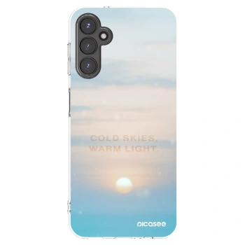 Picasee Samsung Galaxy A14 4G A145R Hülle - Transparentes Silikon - COLD SKIES
