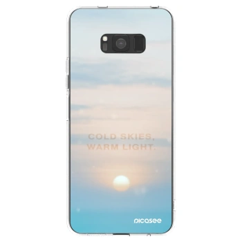 Picasee Samsung Galaxy S8 G950F Hülle - Transparentes Silikon - COLD SKIES