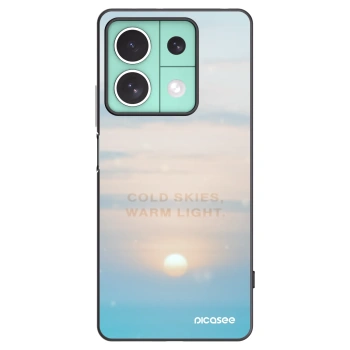 Picasee Xiaomi Redmi Note 13 5G Hülle - Schwarzes Silikon - COLD SKIES