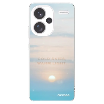 Picasee Xiaomi Redmi Note 13 Pro+ 5G Hülle - Transparentes Silikon - COLD SKIES