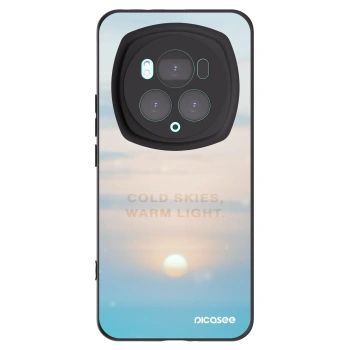 Picasee Honor Magic6 Pro Hülle - Schwarzes Silikon - COLD SKIES