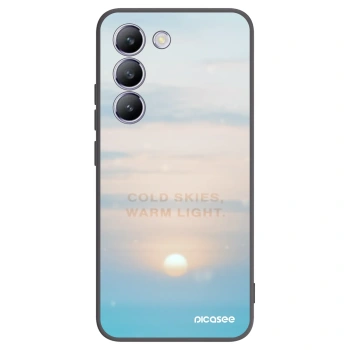 Picasee Vivo V40 SE 5G Hülle - Schwarzes Silikon - COLD SKIES
