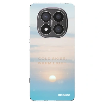 Picasee Xiaomi Redmi Note 14 Pro+ 5G Hülle - Transparentes Silikon - COLD SKIES
