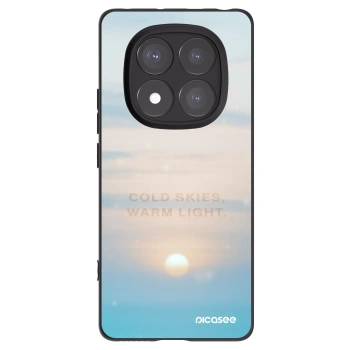 Picasee Xiaomi Redmi Note 14 Pro 5G Hülle - Schwarzes Silikon - COLD SKIES
