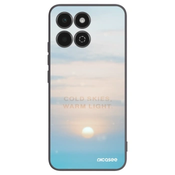 Picasee Honor 200 Smart 5G Hülle - Schwarzes Silikon - COLD SKIES