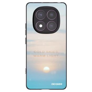 Picasee Xiaomi Redmi Note 14 Pro 4G Hülle - Schwarzes Silikon - COLD SKIES