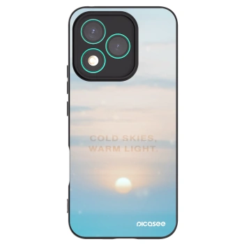 Picasee Honor 400 Lite 5G Hülle - Schwarzes Silikon - COLD SKIES