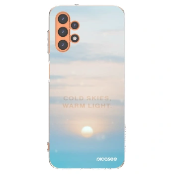 Picasee Samsung Galaxy A13 5G Hülle - Transparentes Silikon - COLD SKIES