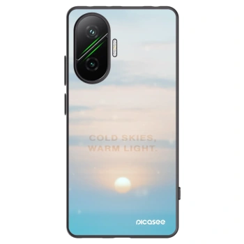 Picasee Xiaomi Poco F7 5G Hülle - Schwarzes Silikon - COLD SKIES
