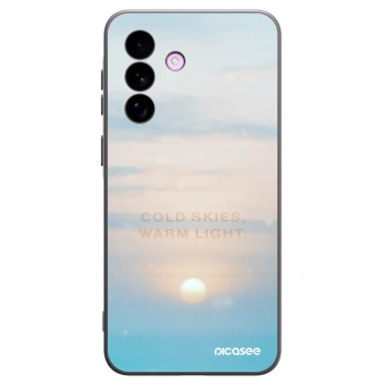 Picasee Samsung Galaxy A57 5G Hülle - Schwarzes Silikon - COLD SKIES