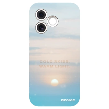 Picasee Honor 600 Lite Hülle - Schwarzes Silikon - COLD SKIES