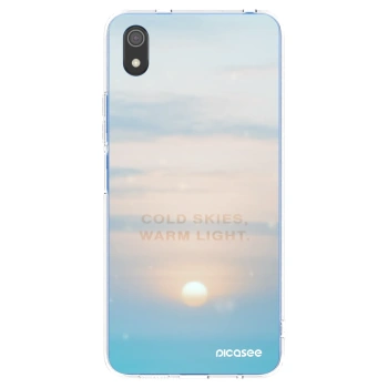 Picasee Xiaomi Redmi 7A Hülle - Transparentes Silikon - COLD SKIES