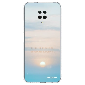 Picasee Xiaomi Redmi Note 9S Hülle - Transparentes Silikon - COLD SKIES