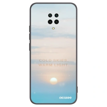 Picasee Xiaomi Redmi Note 9S Hülle - Schwarzes Silikon - COLD SKIES