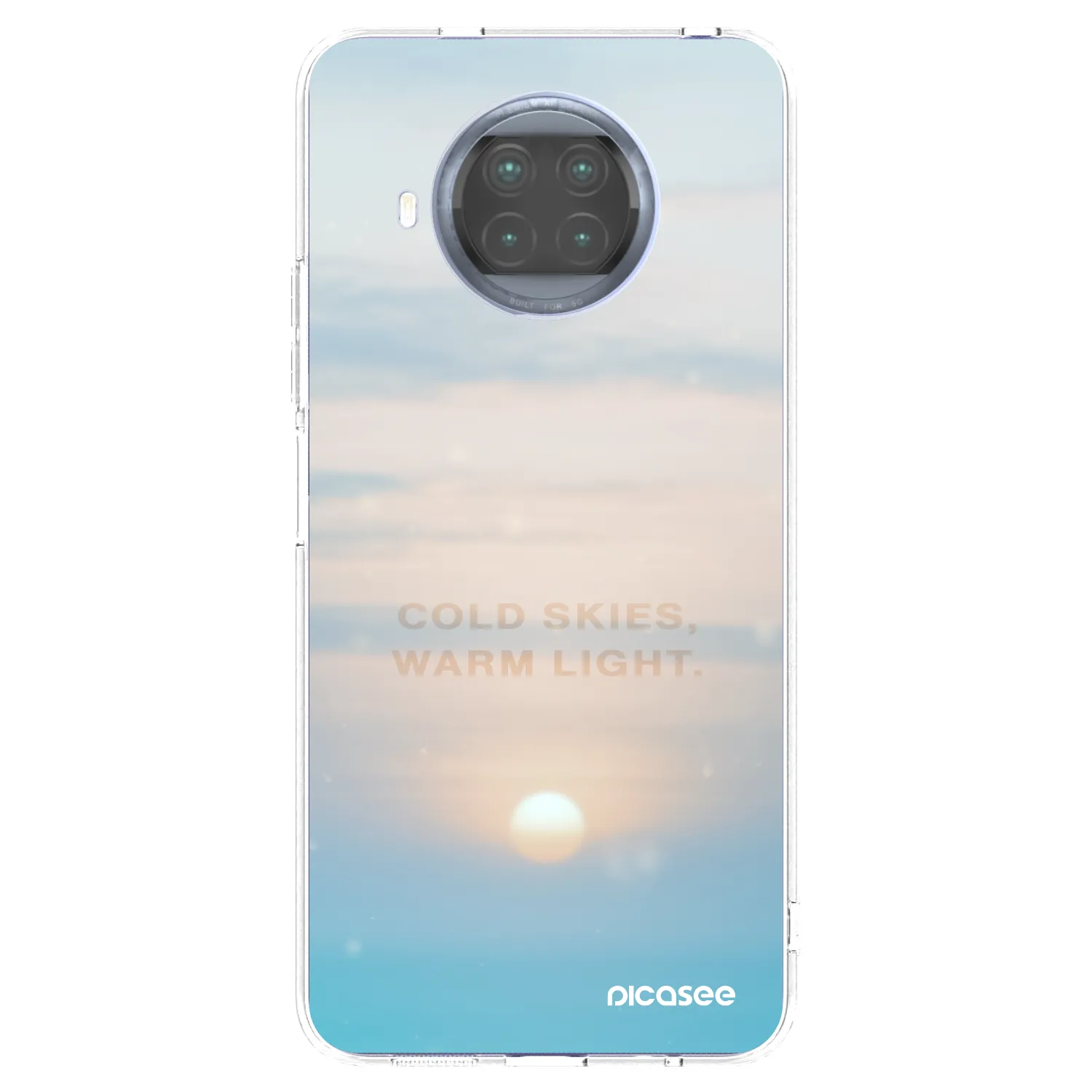 Picasee Xiaomi Mi 10T Lite Hülle - Transparentes Silikon - COLD SKIES