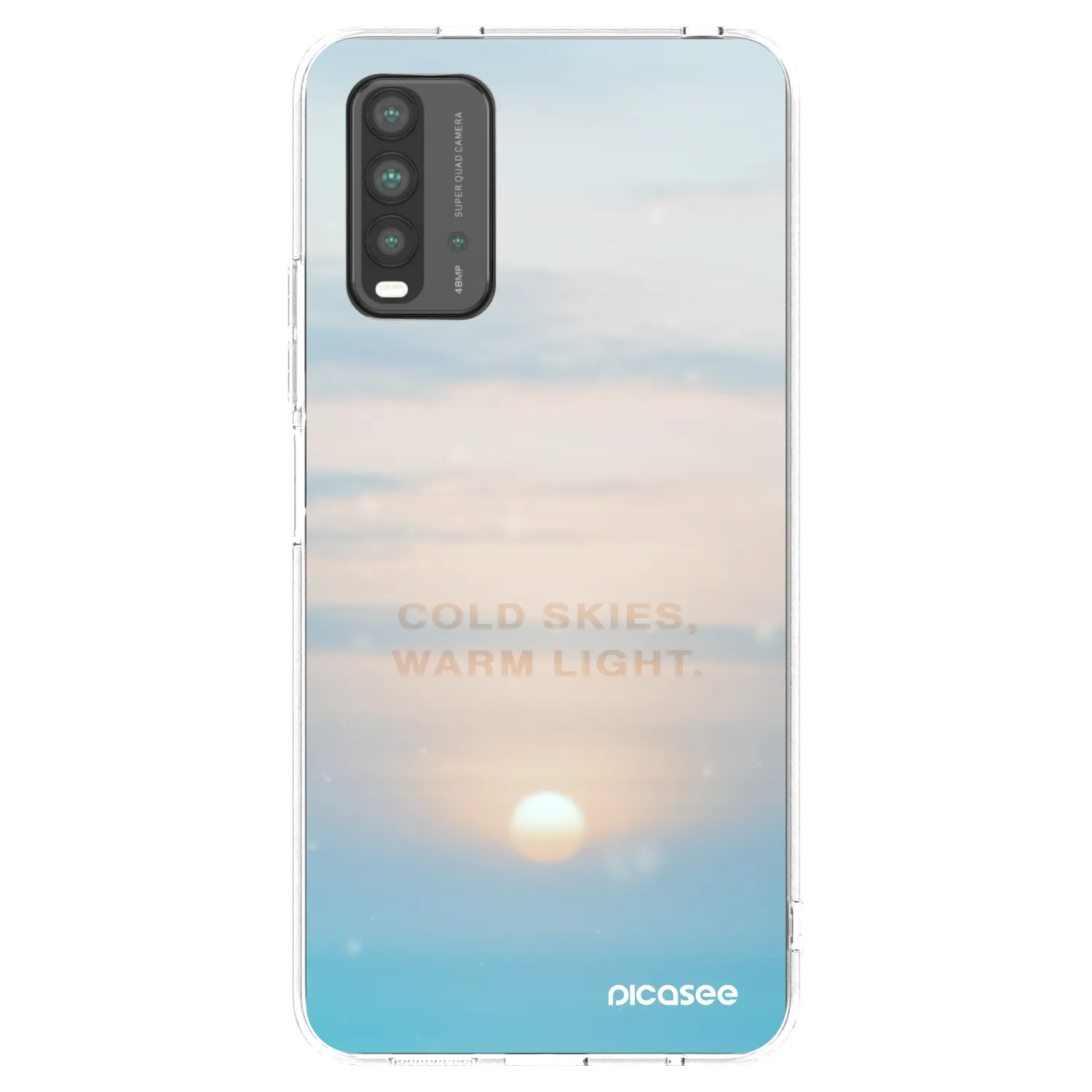 Picasee Xiaomi Redmi 9T Hülle - Transparentes Silikon - COLD SKIES