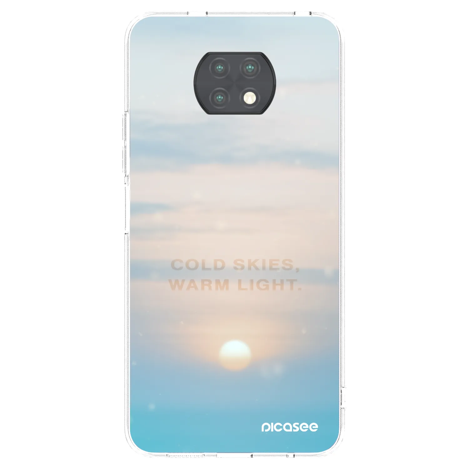 Picasee Xiaomi Redmi Note 9T Hülle - Transparentes Silikon - COLD SKIES