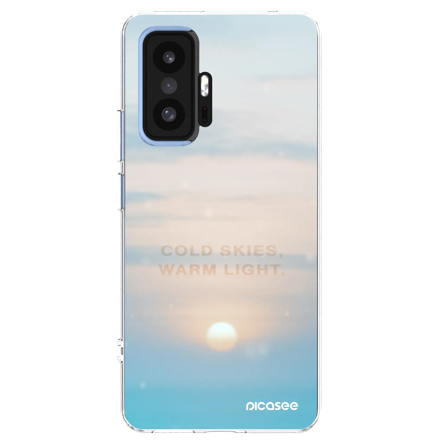 Picasee Xiaomi 11T Pro Hülle - Transparentes Silikon - COLD SKIES