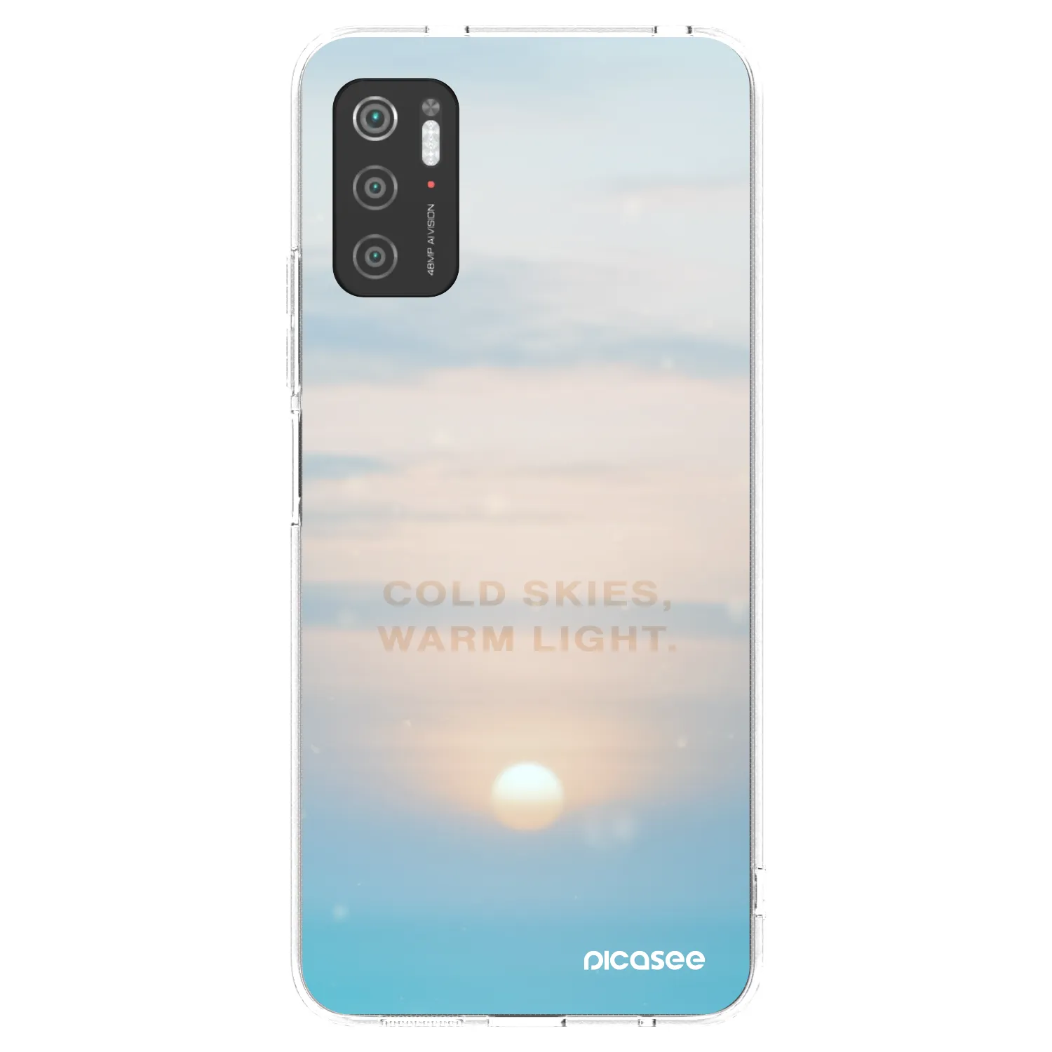 Picasee Xiaomi Poco M3 Pro 5G Hülle - Transparentes Silikon - COLD SKIES